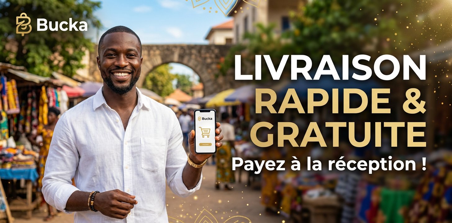 BUCKA e-commerce - Livraison rapide et gratuite, Payez à la réception